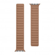 Tactical 724 Leather Loop Band - кожена каишка от естествена кожа за Apple Watch 38мм, 40мм (кафяв)