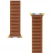 Tactical 733 Leather Loop Band - кожена каишка от естествена кожа за Apple Watch 38мм, 40мм, 41мм (жълт) 2