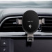 Xiaomi 70mai Wireless Car Charger Mount PB01 10W - поставка за радиатора на кола с безжично зареждане за Qi съвместими смартфони (черен) 6