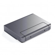 Satechi Aluminum Stand & Hub USB-C - захранване и мултифункционален хъб за свързване на допълнителна периферия за iPad Pro и USB-C устройства (сив) 4