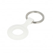 Tel Silicone Keyring for Apple AirTag (white) 1