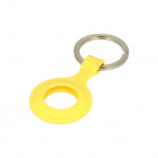 Tel Silicone Keyring - силиконов ключодържател за Apple AirTag (жълт) 1