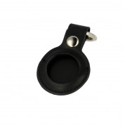 Tel PU Leather Keyring for Apple AirTag (black) 2