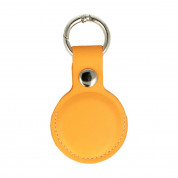 Tel PU Leather Keyring for Apple AirTag (orange) 1