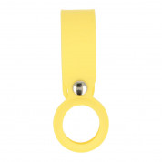 Tel Silicone Loop - силиконова каишка за Apple AirTag (жълт)