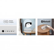 Anker SoundCore Wakey Bluetooth Speaker, FM, Clock, Qi 10W Charger - безжичен портативен спийкър с FM радио, часовник с аларма и поставка за безжично зареждане (бял) 11