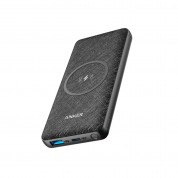 Anker PowerCore Sense III 10000 mAh Hybrid Wireless Portable Charger - преносима външна батерия с USB-C порт, USB-A изход и безжично зареждане (черен)