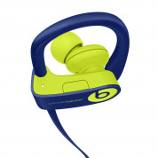 Beats Powerbeats 3 Pop Collection Wireless Earphones - спортни безжични слушалки с микрофон и управление на звука за iPhone, iPod и iPad (син-жълт) 1
