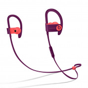 Beats Powerbeats 3 Pop Collection Wireless Earphones - спортни безжични слушалки с микрофон и управление на звука за iPhone, iPod и iPad (лилав-червен)