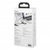 Baseus USB-C Metal Gleam Series 5-in-1 Hub (CAHUB-CX0G) (space gray) 16