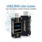 Fnirsi FNB38 USB Voltage Current Capacity Meter - USB тестер на напрежение, ток и капацитет (черен)