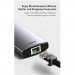 Baseus USB-C Metal Gleam Series 6-in-1 Hub (CAHUB-CW0G) - мултифункционален хъб за свързване на допълнителна периферия за устройства с USB-C (тъмносив) 13