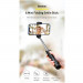 Baseus Ultra Mini Bluetooth Folding Selfie Stick (SUDYZP-G01) - портативен разтегаем безжичен селфи стик за мобилни телефони (черен) 6