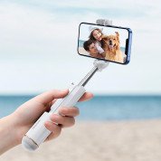 Baseus Ultra Mini Bluetooth Folding Selfie Stick - портативен разтегаем безжичен селфи стик за мобилни телефони (бял) 8
