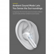 Baseus Simu S1 Active Noise Cancelling TWS In-Ear Bluetooth Earphones (NGS1-01) - безжични блутут слушалки за мобилни устройства (черен) 2