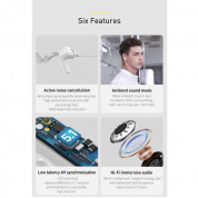 Baseus Simu S1 Active Noise Cancelling TWS In-Ear Bluetooth Earphones (NGS1-01) - безжични блутут слушалки за мобилни устройства (черен) 17