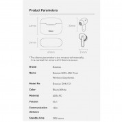 Baseus Simu S1 Active Noise Cancelling TWS In-Ear Bluetooth Earphones (NGS1-01) - безжични блутут слушалки за мобилни устройства (черен) 16