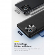 Baseus Alloy Leather Protective Case (WIXM11-01) - удароустойчив хибриден кейс за Xiaomi Mi 11 (черен) 13