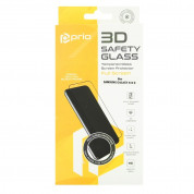 Prio 3D Glass Full Screen Tempered Glass Screen Protector - калено стъклено защитно покритие с извити ръбове за целия дисплей на Samsung Galaxy S10E (черен-прозрачен) 2