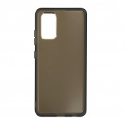 Samsung Soft Clear Cover Case EF-QA026TBEGEU - оригинален TPU кейс за Samsung Galaxy A02s (черен) 