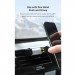 Baseus Steel Cannon Air Outlet Car Mount (SUGP-09) - поставка за радиатора на кола за смартфони (червен) 4