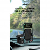 Baseus Tank Gravity Car Mount for smartphones with display size between 4.7 and 6 inches (SUYL-TK01) (black) 6