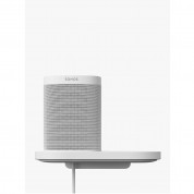 Sonos Shelf for Sonos Play 1 - компактна поставка за стена за Sonos One и Sonos Play 1 безжичен WiFi спийкър (бял) 5
