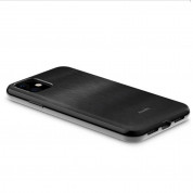 Moshi iGlaze SnapToª Case - хибриден удароустойчив кейс за iPhone 11 (черен) 5