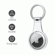 Sdesign AirTag Silicone Keyring Case for Apple AirTag (transparent) 1