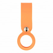 JC AirTag Silicone Loop - силиконова каишка за Apple AirTag (оранжев) 1