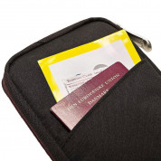 Ellehammer Document Wallet Holder - стилен и практичен портфейл с множество отделения (черен) 3