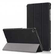 Leather PU Flip Case - кожен кейс с поставка за Lenovo Tab M10 HD Gen 2 (черен)