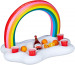 Relaxdays Inflatable Pool Drink Holder Rainbow - надуваема поставка за напитки за плаж (шарен) 1