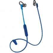 Plantronics Backbeat Fit 300 - безжични спортни блутут слушалки с микрофон за мобилни устройства с Bluetooth (тъмносин)
