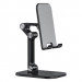 Hoco PH34 Folding Desktop Stand - сгъваема поставка за бюро и плоскости за мобилни устройства и таблети с ширина до 13 инча (черен) 1