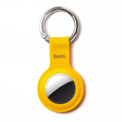 Hoco AirTag Silicone Keyring for Apple AirTag (yellow)
