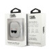 Karl Lagerfeld Airpods Choupette Silicone Case - силиконов калъф с карабинер за Apple Airpods и Apple Airpods 2 (бял) 3