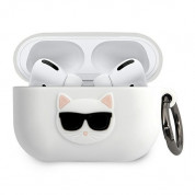 Karl Lagerfeld Airpods Pro Choupette Silicone Case for Apple Airpods Pro (white)