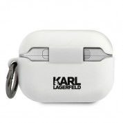 Karl Lagerfeld Airpods Pro Ikonik Silicone Case for Apple Airpods Pro (white) 1