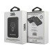 Karl Lagerfeld Magnetic Wireless Power Bank 3000 mAh - безжична преносима външна батерия с USB-C вход за iPhone с Magsafe (черен) 4