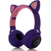 Catear CA-028 BT Kids Wireless On-Ear Headphones - безжични блутут слушалки, подходящи за деца (лилав)