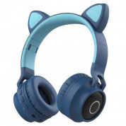 Catear CA-028 BT Kids Wireless On-Ear Headphones - безжични блутут слушалки, подходящи за деца (тъмносин)