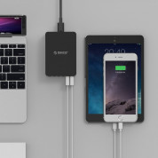 Orico Smart Desktop Charger 6 x USB 50W - захранване за ел. мрежа с 6xUSB за мобилни телефони и таблети (черен) 5
