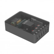 Orico Smart Desktop Charger 6 x USB 50W - захранване за ел. мрежа с 6xUSB за мобилни телефони и таблети (черен) 3