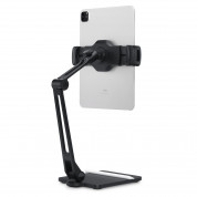 TwelveSouth HoverBar Duo - алуминиева поставка с отделящо се рамо за iPad (всички поколения) (черен) 2