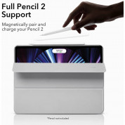 ESR Rebound Magnetic Case - магнитен полиуретанов калъф с поставка за iPad Pro 11 M1 (2021), iPad Pro 11 (2020), iPad Pro 11 (2018) (сребрист) 1