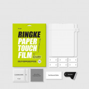 Ringke Paper Touch Film Screen Protector Hard - качествено защитно покритие (подходящо за рисуване) за дисплея на iPad Pro 12.9 M1 (2021), iPad Pro 12.9 (2020), iPad Pro 12.9 (2018) (2 броя)  7
