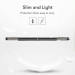 ESR Ascend Trifold Case - полиуретанов калъф с поставка и отделение за Apple Pencil 2 за iPad Pro 12.9 M1 (2021) (черен) 7