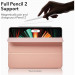 ESR Rebound Magnetic Case - магнитен полиуретанов калъф с поставка за iPad Pro 12.9 M1 (2021), iPad Pro 12.9 (2020), iPad Pro 12.9 (2018) (розово злато) 3