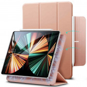 ESR Rebound Magnetic Case for iPad Pro 12.9 M1 (2021), iPad Pro 12.9 (2020), iPad Pro 12.9 (2018) (rose gold)